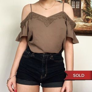Express Off the Shoulder Shirt